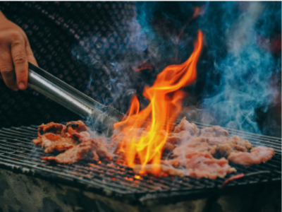 BBQを楽しむ